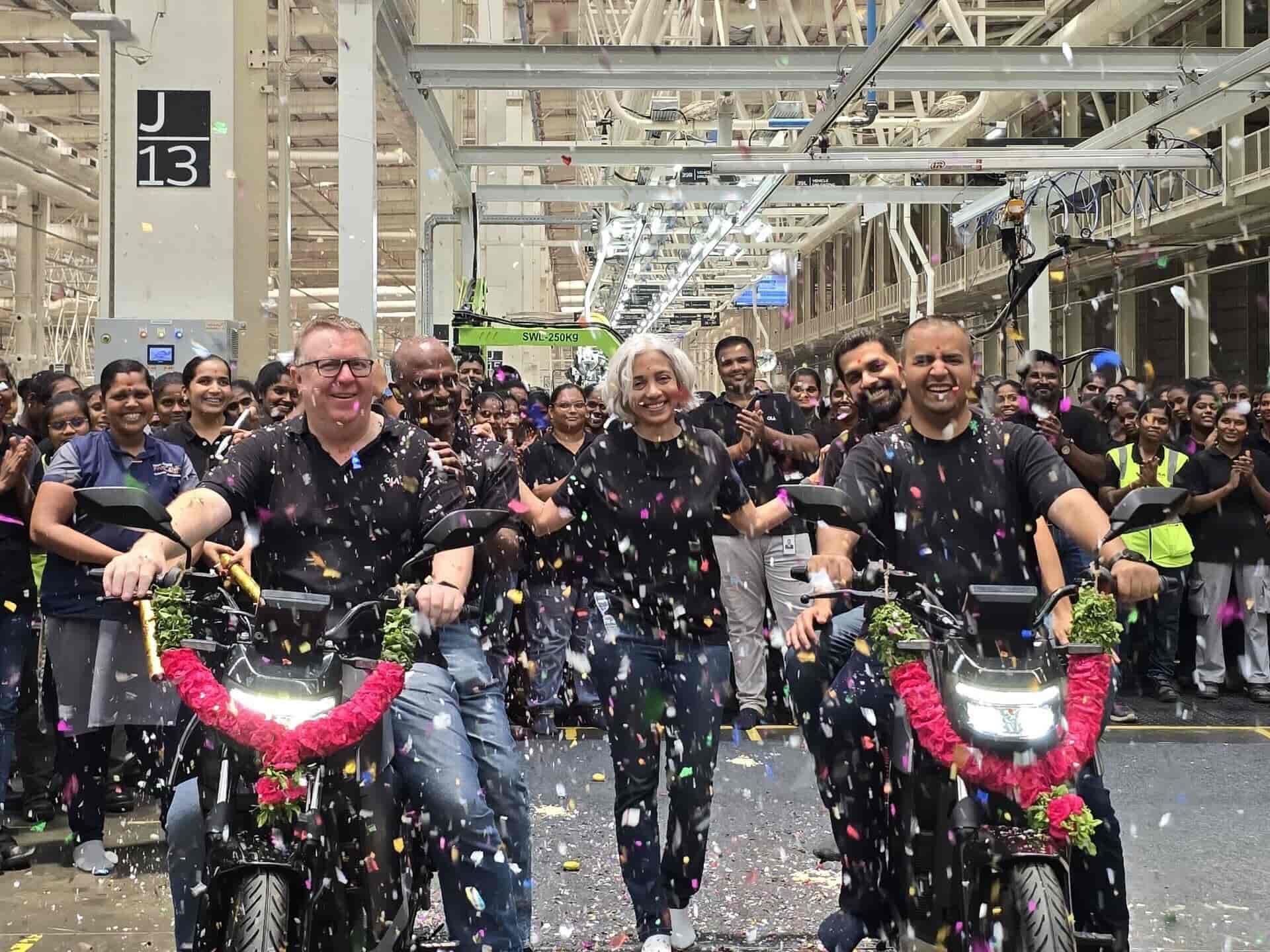 ola roadster x enters production stage
