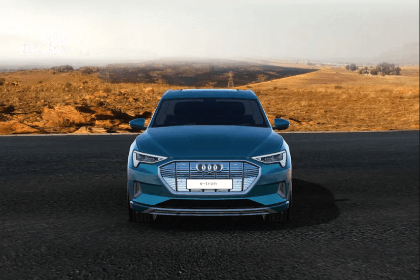 Audi-E-Tron-Ev-Front View