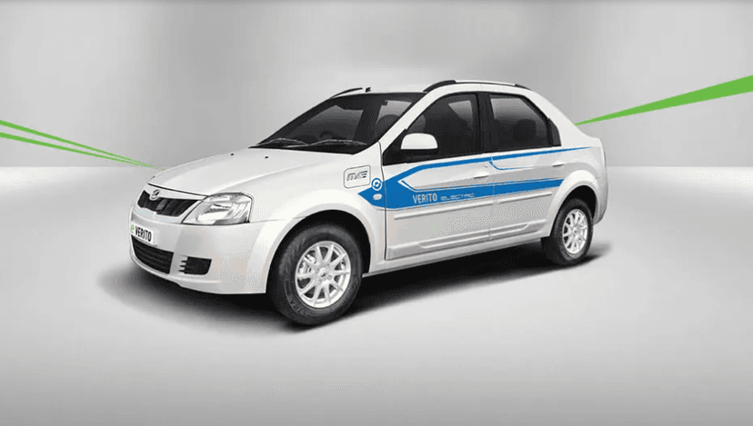 Mahindra-E-Verito-Front Left Side