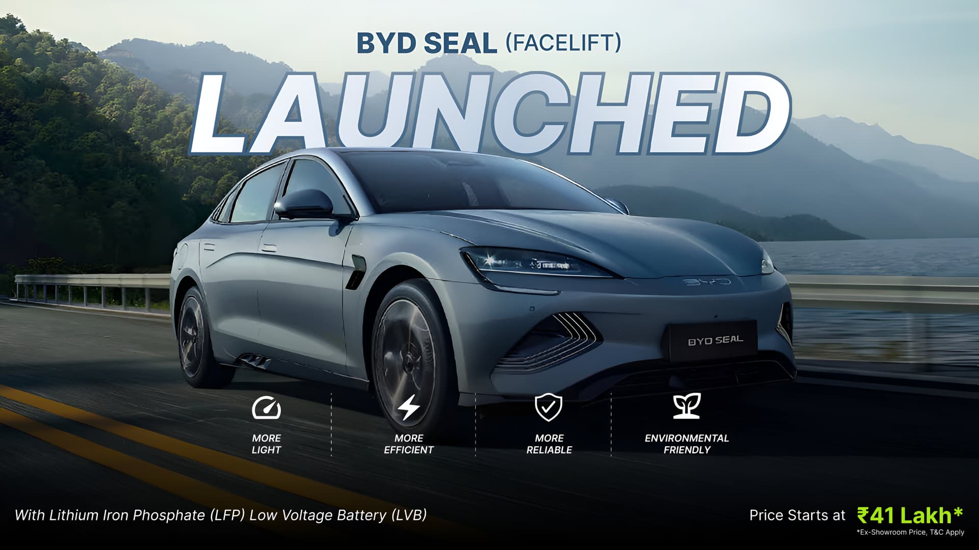 BYD seal facelift launched