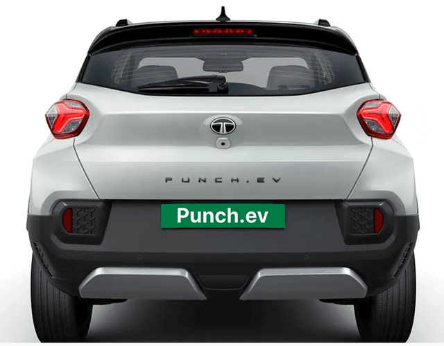 tata punch ev back 