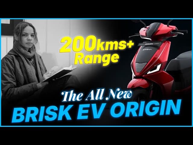 Brisk EV Origin Launched I Longest Range Electric Scooter I Price, Features, Specs | Evfy
