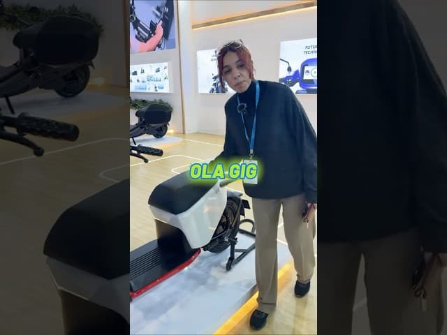 The perfect electric scooters for India's gig workers . The @OlaElectric  GIG.  Rs. 40k onwards