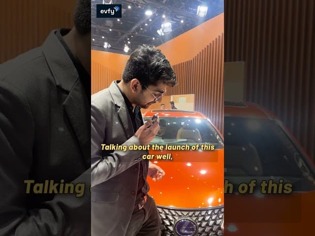 Lexus UX 300e : Brand's first ever Electric Vehicle @lexus #bharatmobility
