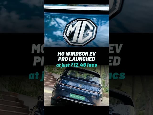 MG Windsor PRO is HERE — India’s best-selling EV just got a major upgrade! @MGMotorIndia