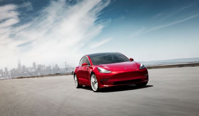 Tesla model 3 front view