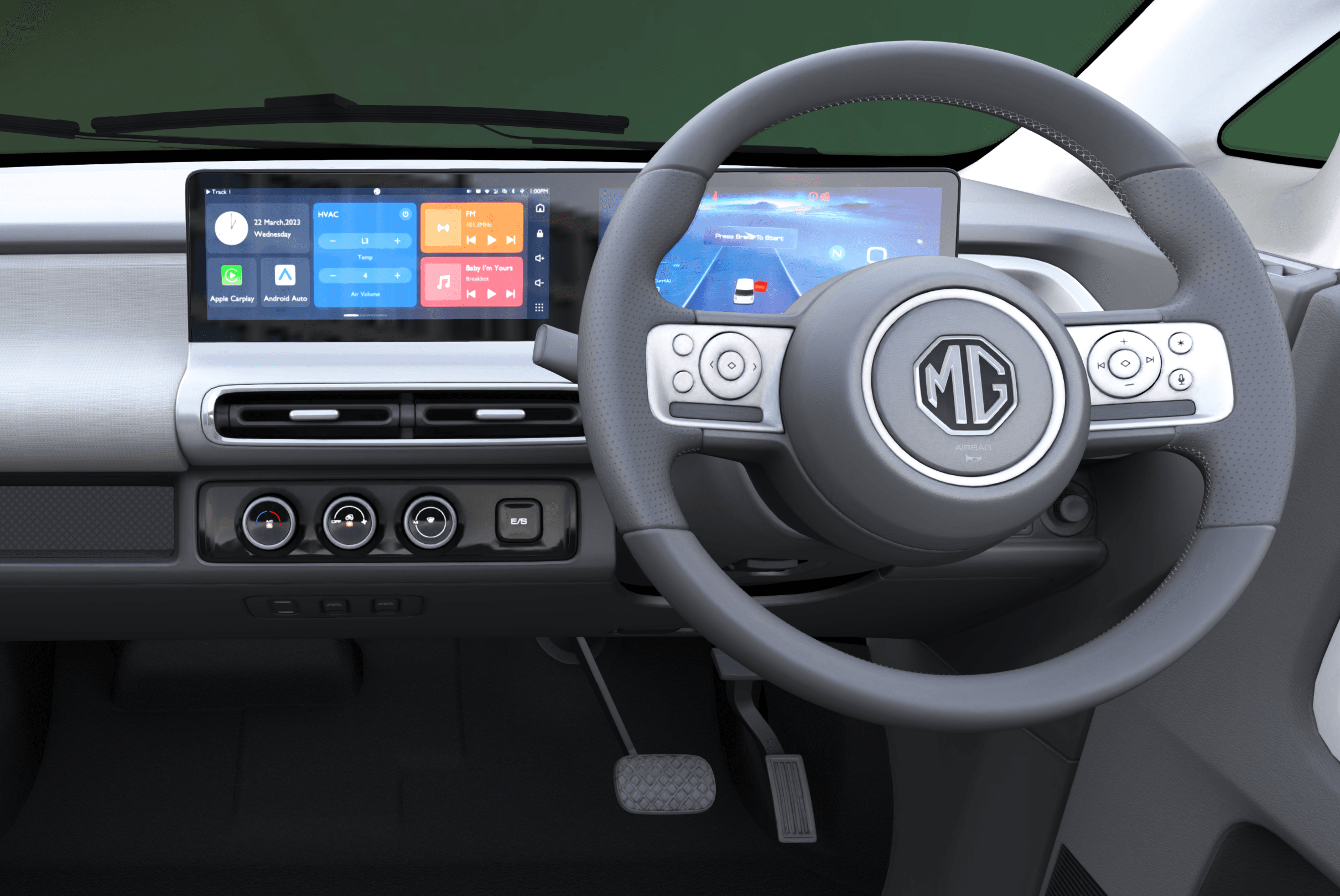 comet ev interior