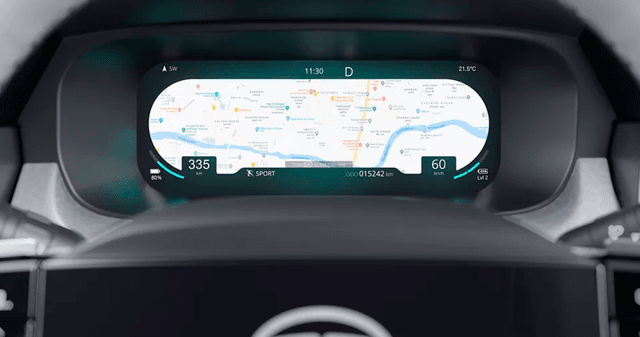 tata punch ev speedometer