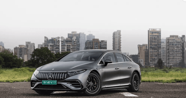 Mercedes-Benz-AMG-EQS-Ev-Left Front Three Quarter