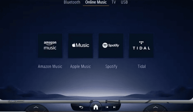 Mercedes-Benz-EQS-EV-Infotainment System Main Menu