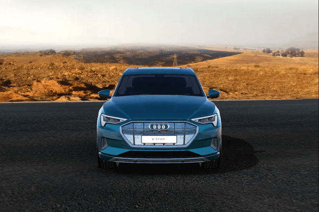 Audi-E-Tron-Ev-Front View