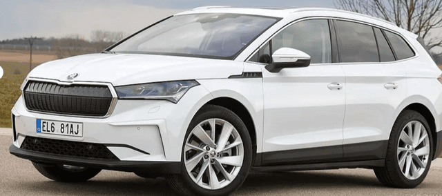 Skoda Enyaq Ev Left Front Three Quarter