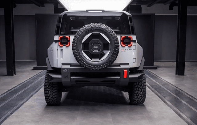 Mahindra-Thar-E-Rear View