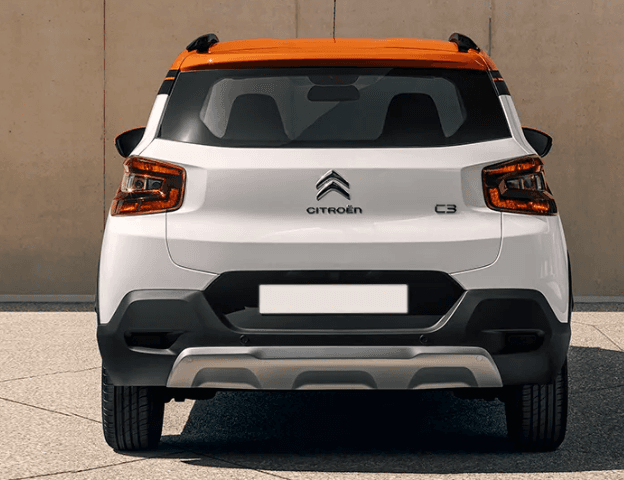 Citroen-C3-facelift-Rear View