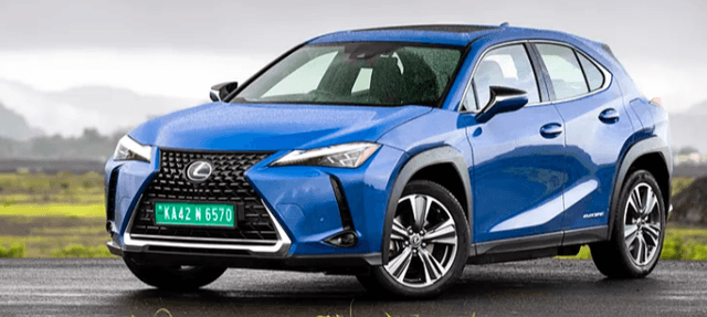 Lexus-UX-300e-Left Front Three Quarter